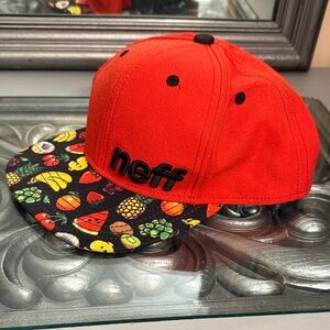 Neff Fruit Red Cap Colorful Brim